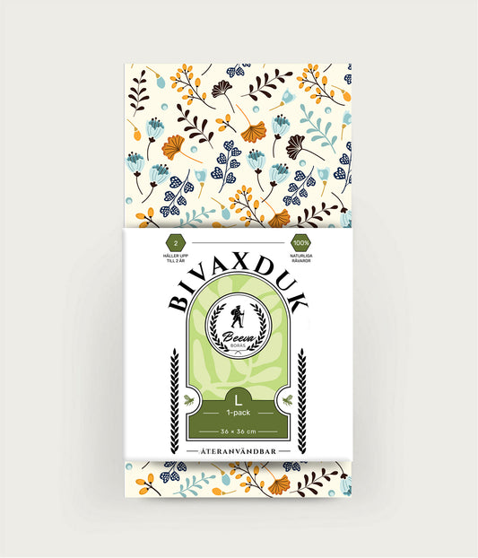 Bivaxduk L 1-pack – Blomsteräng - Beeva