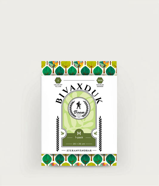 Bivaxduk M 1-pack - Gröna träd - Beeva