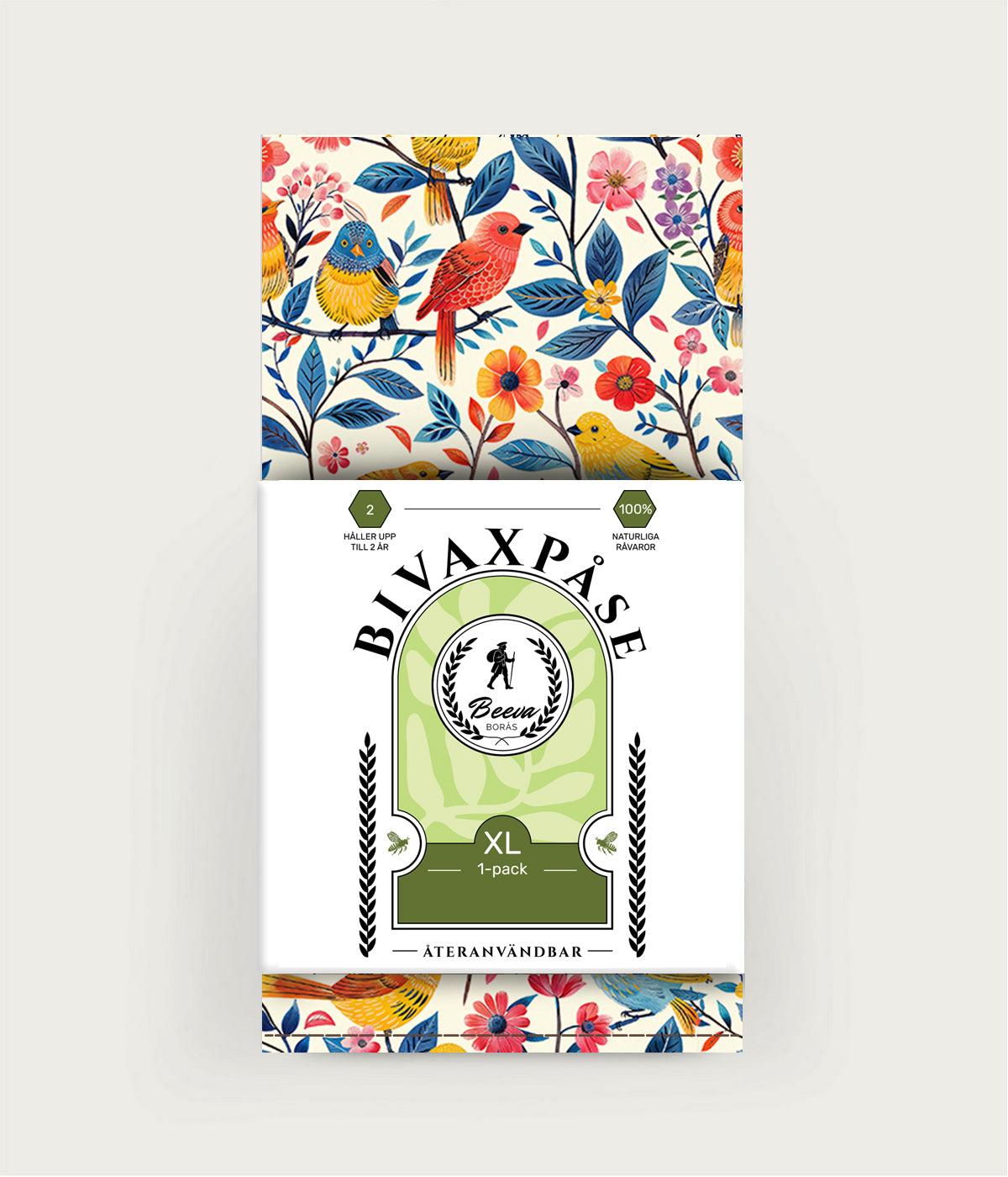 Bivaxpåse XL – Fågelsång - Beeva