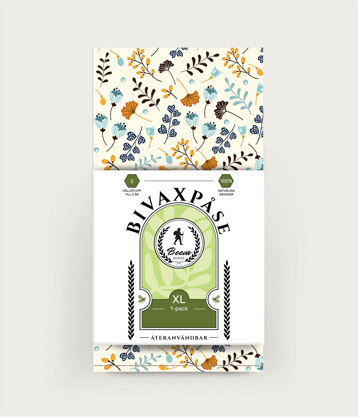 Bivaxpåse XL – Blomsteräng - Beeva