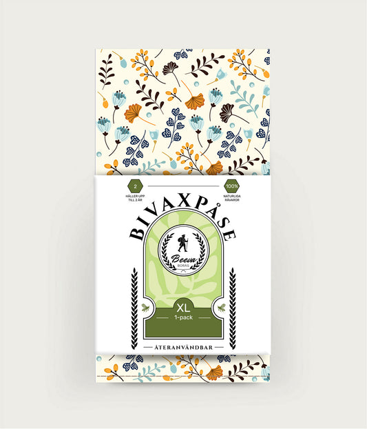 Bivaxpåse XL – Blomsteräng - Beeva