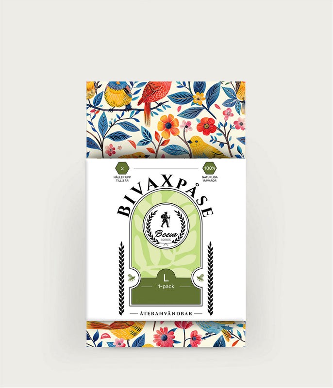 Bivaxpåse L – Fågelsång