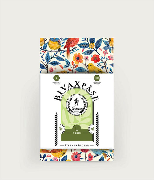 Bivaxpåse L – Fågelsång